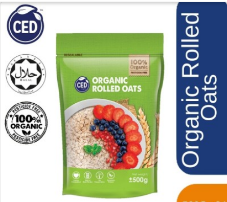 Picture of CED ORGANIC ROLLED OATS 450gm