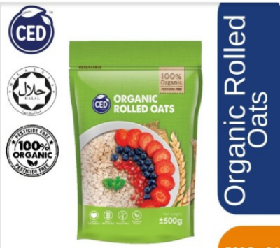 Picture of CED ORGANIC ROLLED OATS 450gm