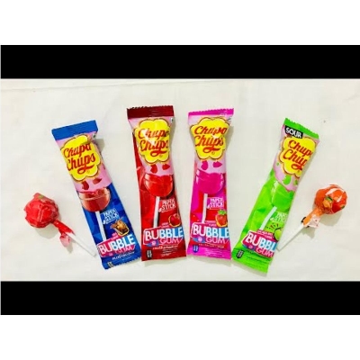 Picture of lollipops chupa-chups all different flavour 6pcs