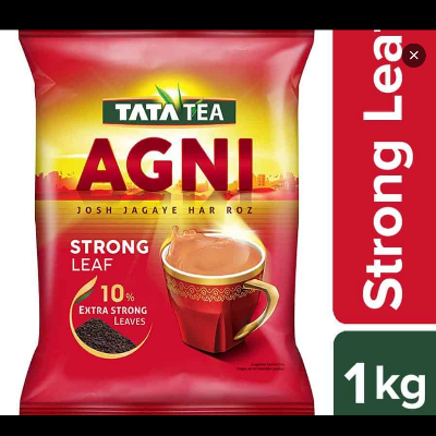 Picture of Tata Tea Agni Strong chai With 10% Extra Strong Leaves Black Tea 1 kg
