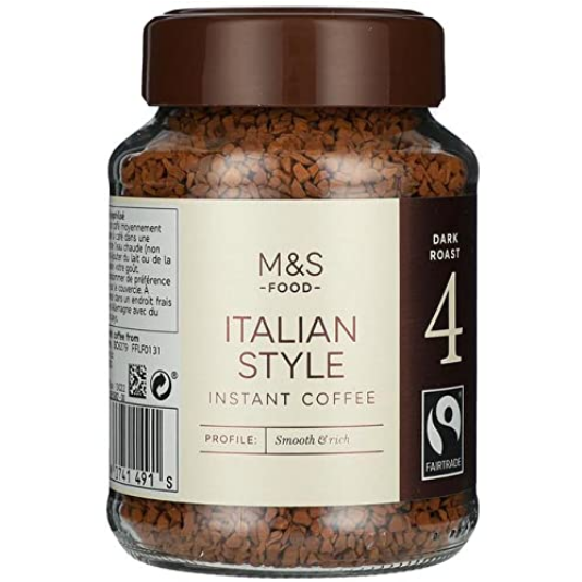 Picture of M&S Italian Style Dark Roast Instant Coffee 200g