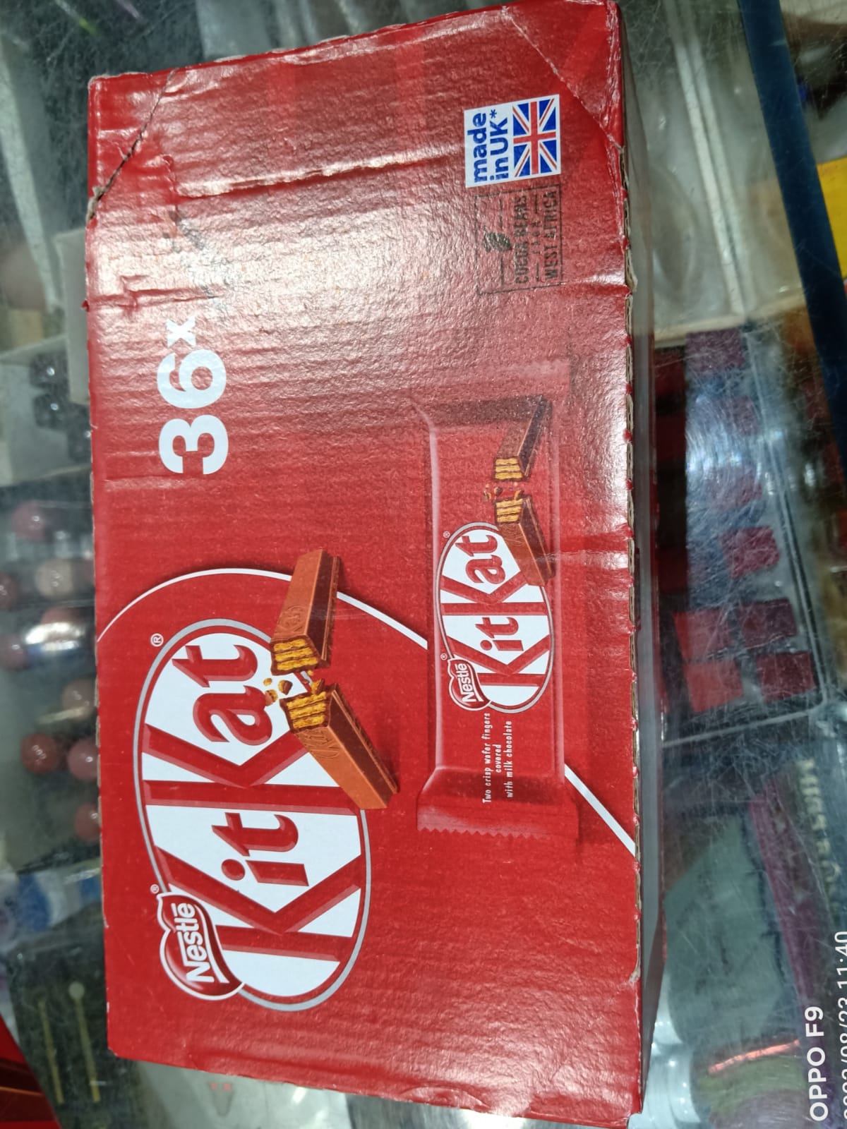 Picture of 2 Fingers Chocolate( 36 x 20.7g)-745g Uk