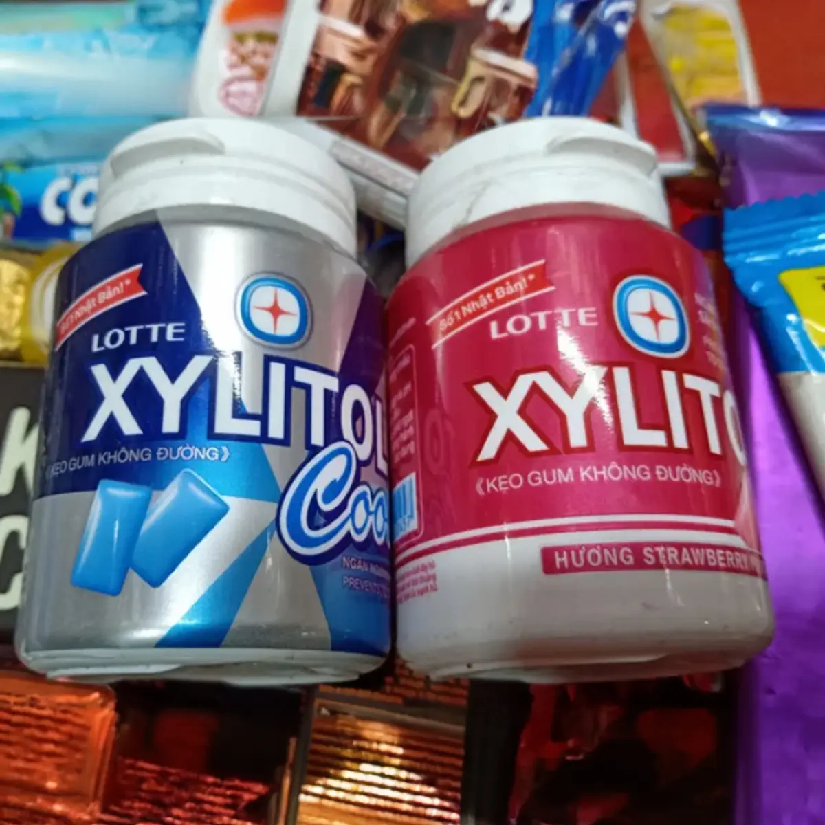 Picture of Pack Of 2 Lotte XYLITOL Sugar Free Chewing Gum 58g*2