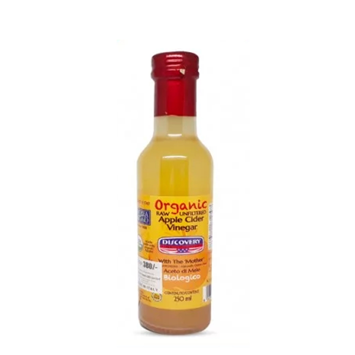 Picture of Organic Raw Unfiltered Apple Cider Vinegar with Mother - 250ml