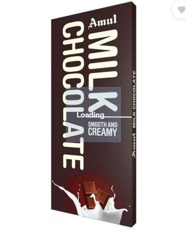 Picture of Amul Milk Chocolate 125 gm pack of 10pcs