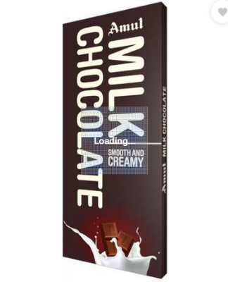 Picture of Amul Milk Chocolate 125 gm pack of 10pcs