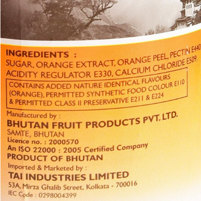 Picture of Druk Orange Marmalade Jam, 500g