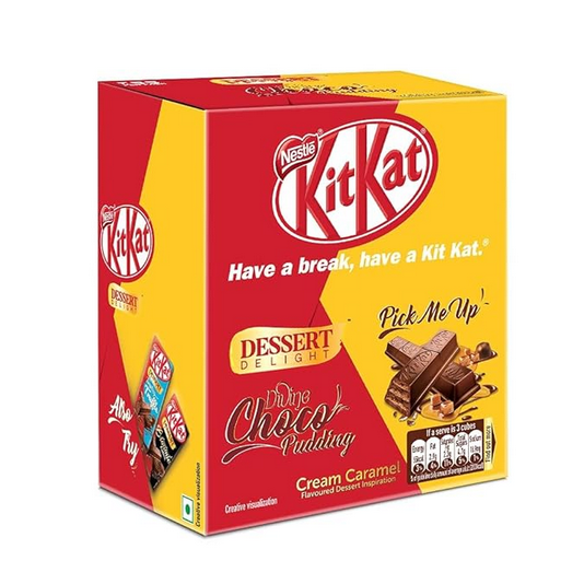 Picture of KIT KAT Caramel Chocolate Coated Wafer, 50G X 12 Units, 600 gm (indian)