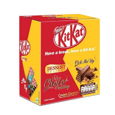 Picture of KIT KAT Caramel Chocolate Coated Wafer, 50G X 12 Units, 600 gm (indian)