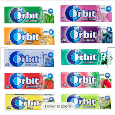 Picture of Orbit Chewing Gum Sugar Free 5 Flavours 5pcs