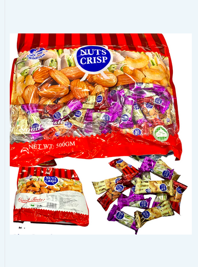 Picture of TWINFISH Nut Crisp Chocolate 500 Gm Packet