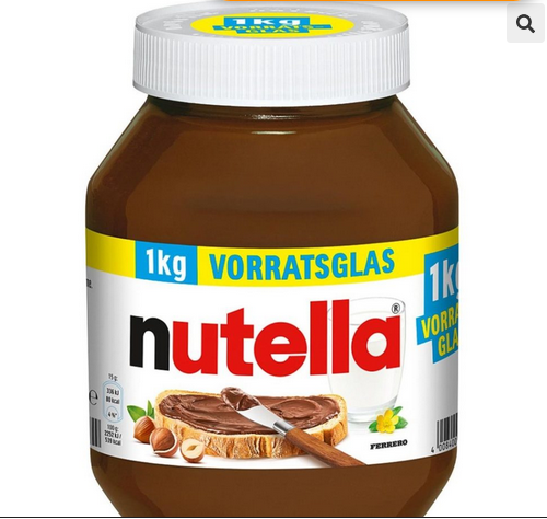 Picture of Ferrero Nutella Original Chocolate Hazelnut Spread Large Jar-950g