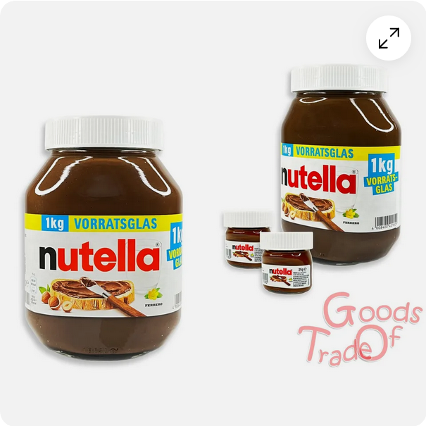 Picture of Ferrero Nutella Original Chocolate Hazelnut Spread Large Jar-950g