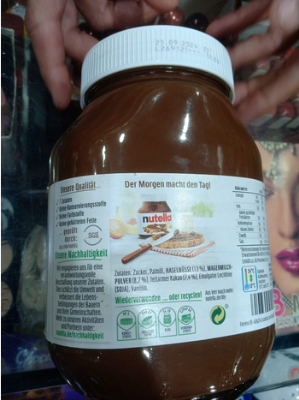 Picture of Ferrero Nutella Original Chocolate Hazelnut Spread Large Jar-950g