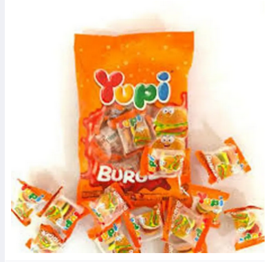 Picture of Yupi Gummy Burger Yupi Mini Burger Pack 84gm( indonesia)