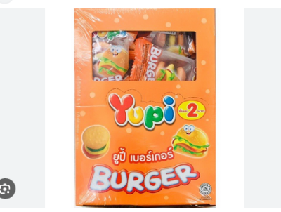Picture of Yupi Gummy Burger Yupi Mini Burger Pack 84gm( indonesia)
