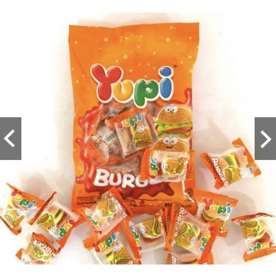 Picture of Yupi Gummy Burger Yupi Mini Burger Pack 84gm( indonesia)