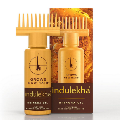 Picture of Indulekha Bringha Oil, Reduces Hair Fall and Grows New Hair, 100% Ayurvedic Oil 100 ml