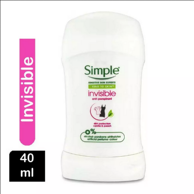 Picture of Simple Invisible Anti-Perspirant Deodorant Stick 40ml
