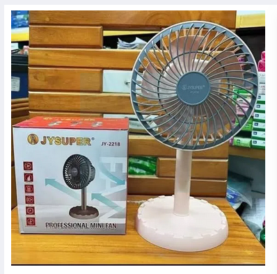 Picture of Jy Super Professional Lithium Battery Rechargeable Mini Fan | JY - 2218 (AC/DC Operation Option)