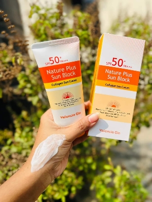 Picture of Valencia Gio Nature Plus Sun Block Collagen Water Resistant Sun Cream SPF 50+ PA+++