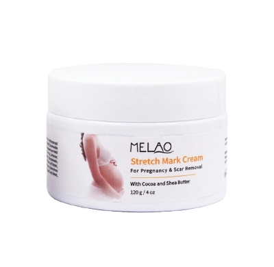 Picture of Melao Stretch Mark Cream for Pregnancy & Scar Removal with Cocoa & Shea Butter-120gm