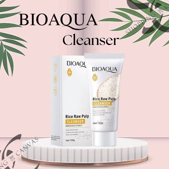 Picture of BIOAQUA Deep Cleansing Rice Raw Pulp Foam Facial Cleanser- 100g - Face Wash