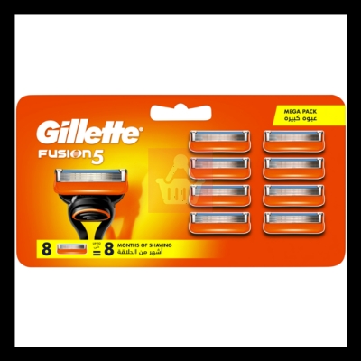 Picture of Gillette Fusion5 8pcs cartis UK-german