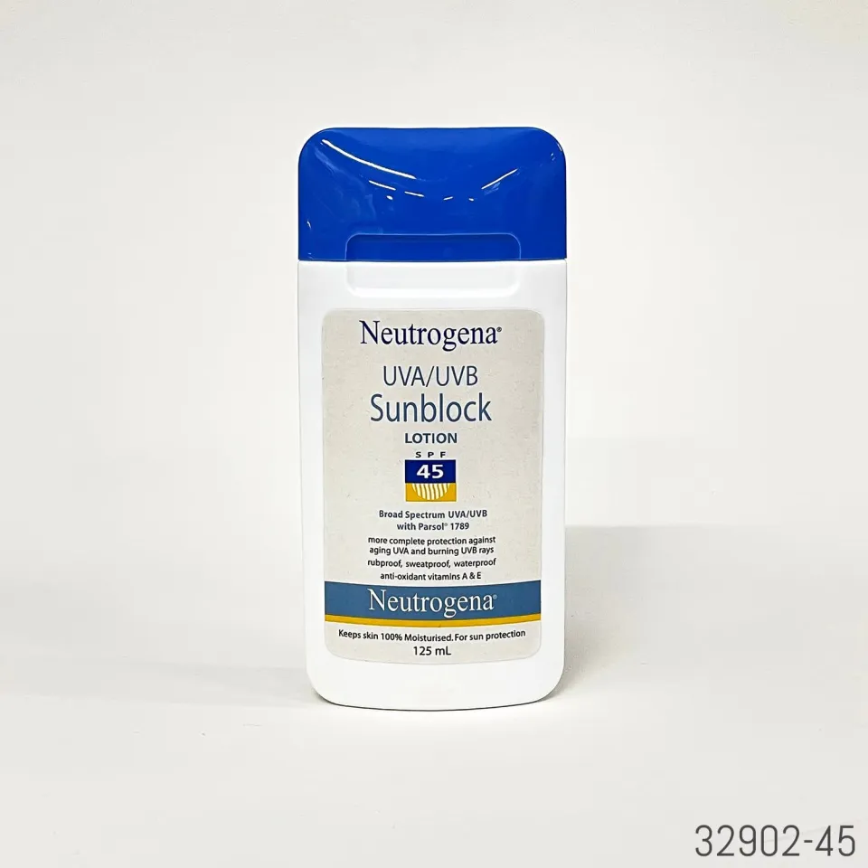 Picture of Neutrogena UVA/UVB Sunblock Lotion, SPF 50+, 4 Fluid Ounce (125 ml)