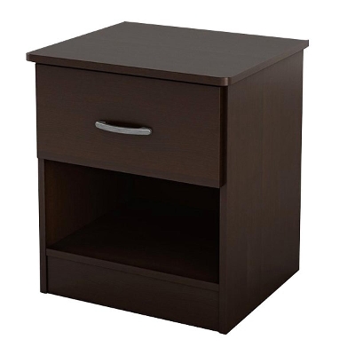 Picture of Meraj Furniture Bed Side Table 18H 14L 12W Inches HM18 With One Drawer (Brown)