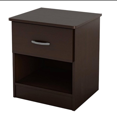 Picture of Meraj Furniture Bed Side Table 18H 14L 12W Inches HM18 With One Drawer (Brown)