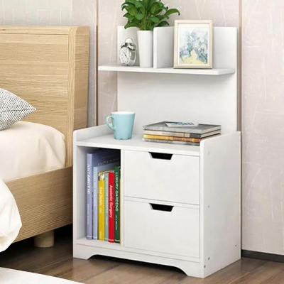 Picture of Meraj Furniture Bed Side Table 30H 20L 12W Inches  With Design Locker Drawer HM48