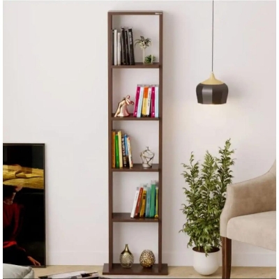 Picture of Meraj Furniture MDF Laminated Showpiece rack,Bookshelf,Bookcase (48x12x8) Display Rack