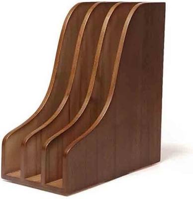 Picture of  Meraj Furniture  DLANDZ Standing Bookshelf Wooden Desktop Small Bookshelf Desktop Finishing File Storage Rack is Very Suitable for Home Desktop Office Bookshelf 8 × 12 × 12 Inches Multi-Functional