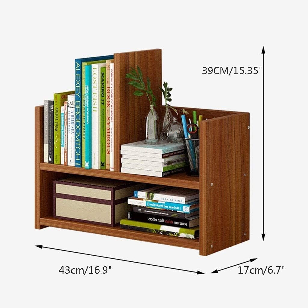 Picture of  Meraj Furniture  DLANDZ Standing Bookshelf Desktop Bookshelf Small Bookshelf, File Shelf, Office Bookshelf Small Bookcase, Storage Organizer Display Shelf Rack Multi-Functional