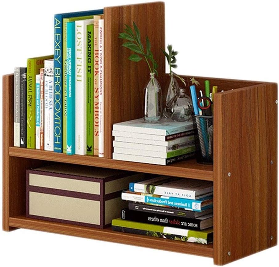 Picture of  Meraj Furniture  DLANDZ Standing Bookshelf Desktop Bookshelf Small Bookshelf, File Shelf, Office Bookshelf Small Bookcase, Storage Organizer Display Shelf Rack Multi-Functional