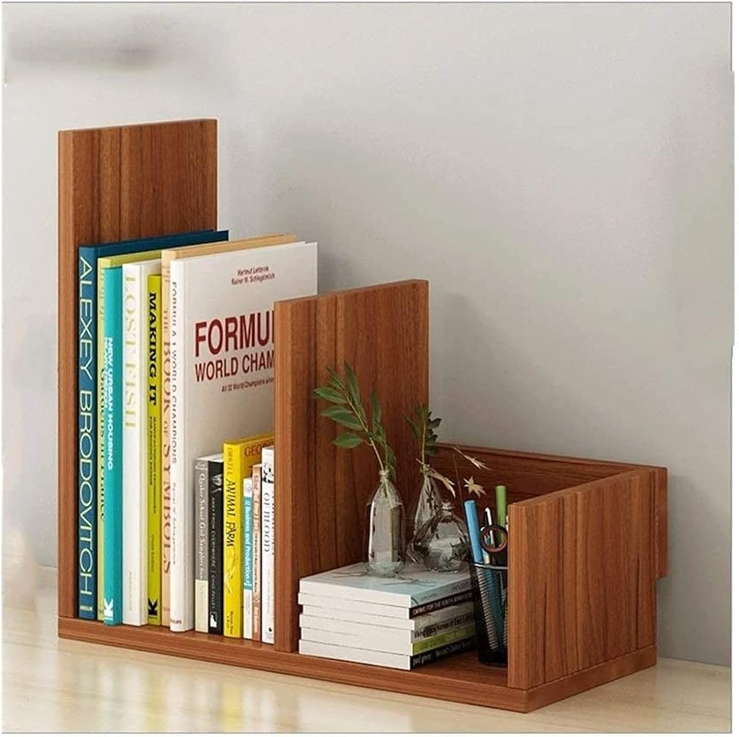 Picture of  Meraj Furniture  Shelf FANJIANI Bookshelf Book Rack Bookcase Desktop Bookshelf Multi-Layer Open Bookshelf,Desk Storage Organizer Display