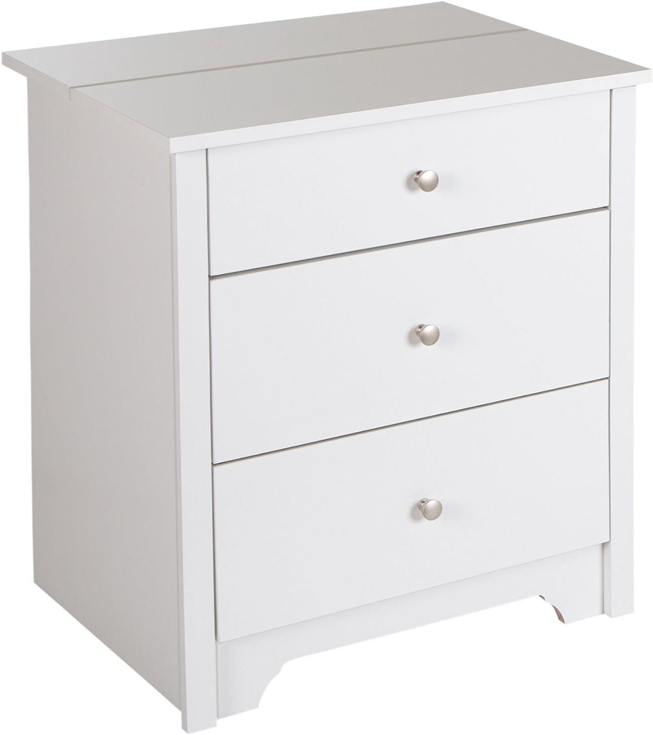 Picture of  Meraj Furniture  3 Drawers Bed Side Table, South Shore Vito Nightstand Table 14"D x 18"W x 26"H