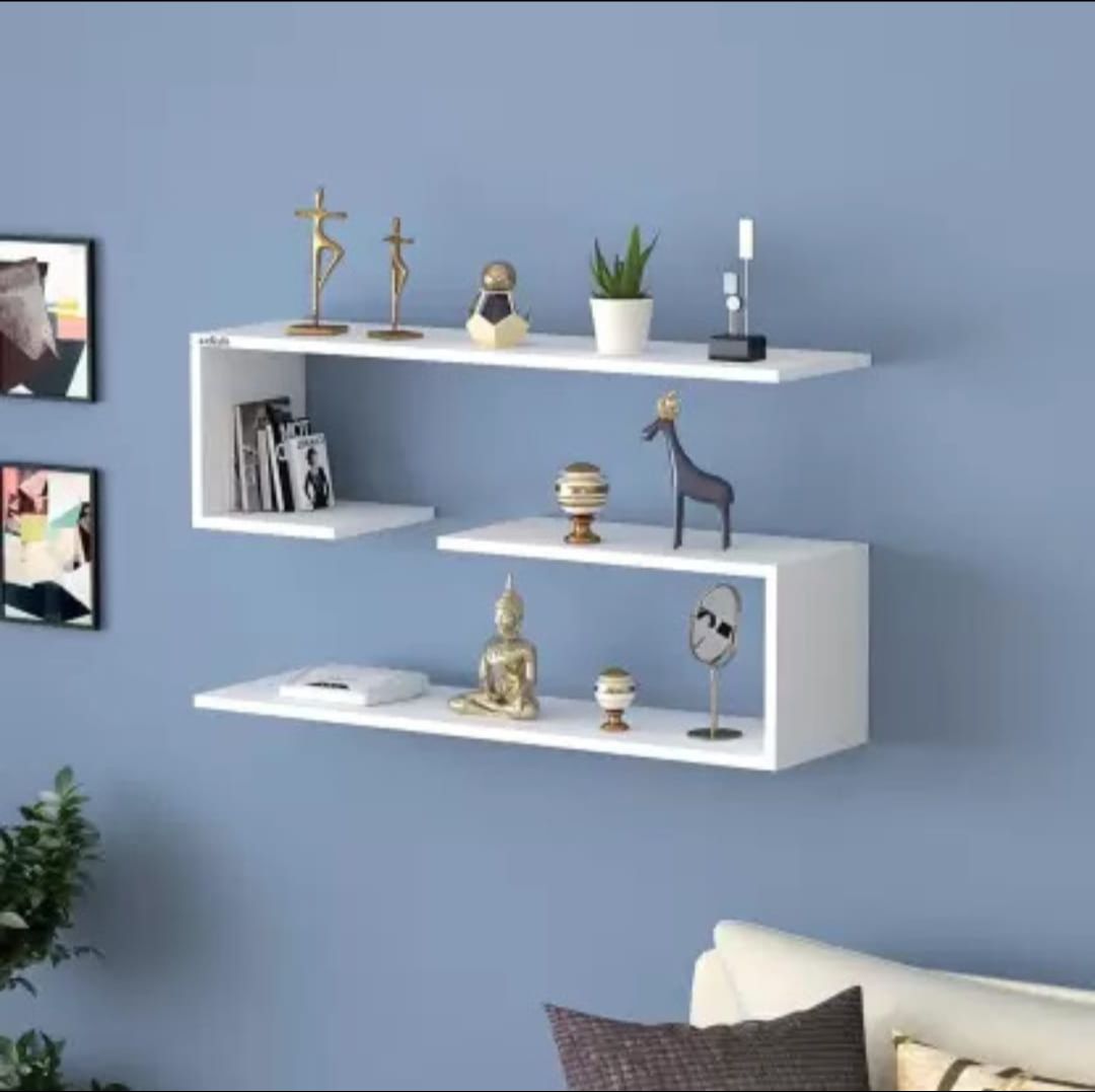 Picture of  Meraj Furniture  ANIKAA Wall Shelf/ Floating Wall Shelves/ Book Shelf Particle Board Wall Shelf  (Number of Shelves - 2)