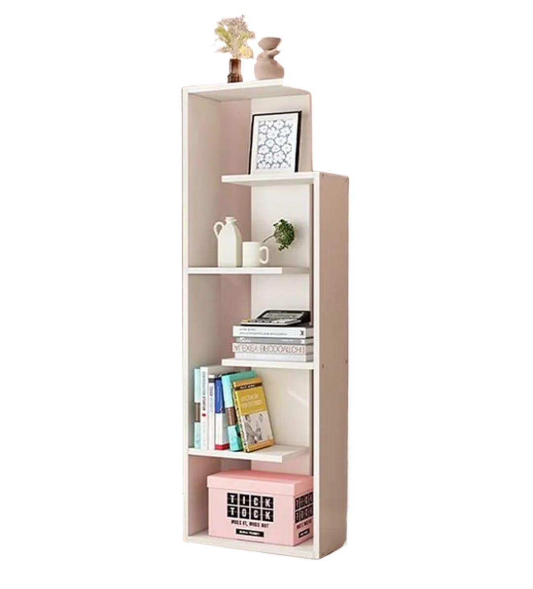 Picture of  Meraj Furniture Tree-Shaped Bookcase with Storage Shelves, Bookshelf Ladder, Rounded Corners, Display Storage Shelves Rack for Living Room Furniture