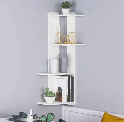 Picture of Meraj Furniture Water registered Melamine Board Book And Showpiece Stand wall rack