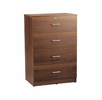 Picture of Meraj Furniture 4 Drawer Dresser for Bedroom Chest of Drawers with Top Tall Storage Cabinet Nightstand for Living Room, Entryway, Children Room Multipurpose Use for your home and office