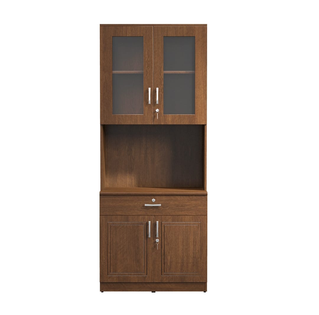 Picture of Meraj FurnitureCNC Design Kitchen Cabinet / Kitchen Rack / Microwave Oven & Condiment Racks/ Kitchen Cabinet / Crockery Rack