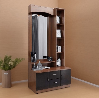 Picture of Meraj Furniture MDF BOX Dressing Table with Shelves and Multiple Drawers