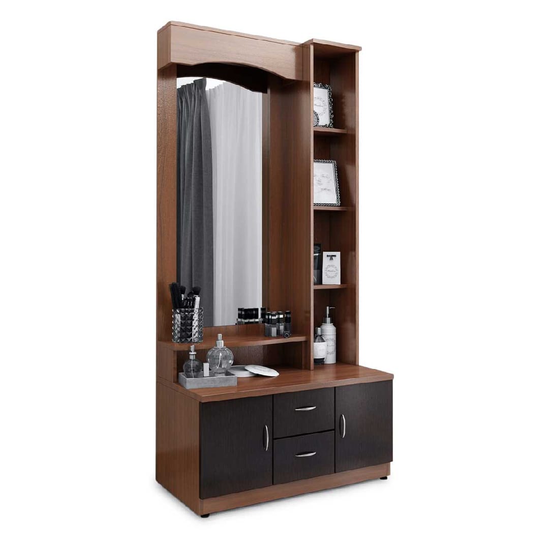 Picture of Meraj Furniture MDF BOX Dressing Table with Shelves and Multiple Drawers