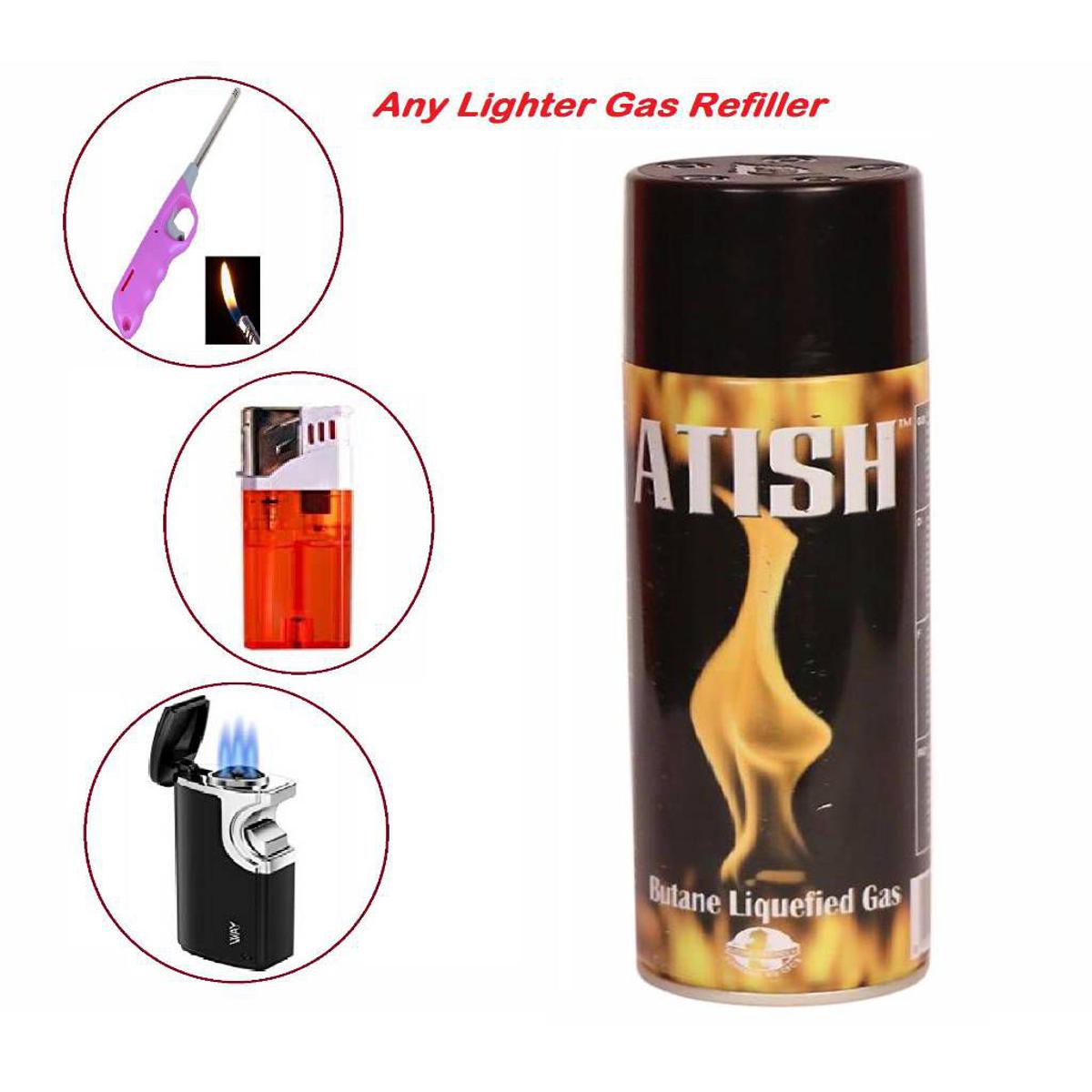 Picture of Portable Atish Butane Liquefied Gas Lighter Refiller For Gas Lighter Filler Outdoor Use Any Time