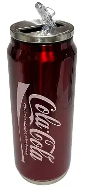 Picture of 350ML Stainless Steel Water Bottle Creative Thermos Cup Portable Travel Car Vacuum Flask Coffee Insulated Cup Drink Straw Cup