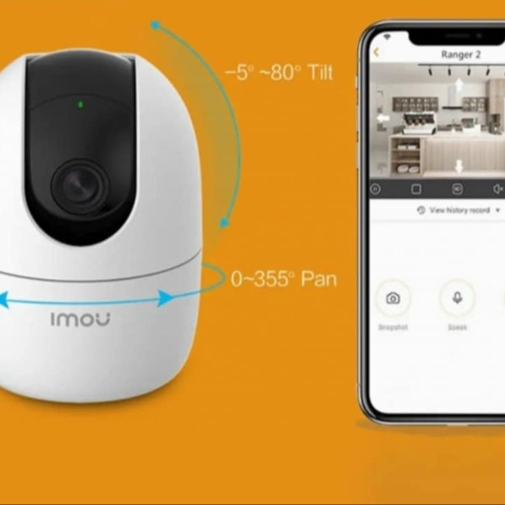 Picture of Dahua Imou Ranger 2 (2 MP) (K2EP-3HTW) Wi-Fi Dome IP Camera With Backpack Free