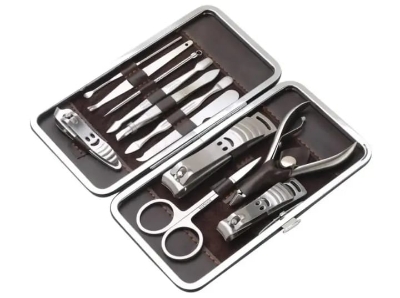 Picture of Steel Professional 12Pcs Tools Set Nail Clippers, Nail Scissors Grooming Kits, Nail Tools,