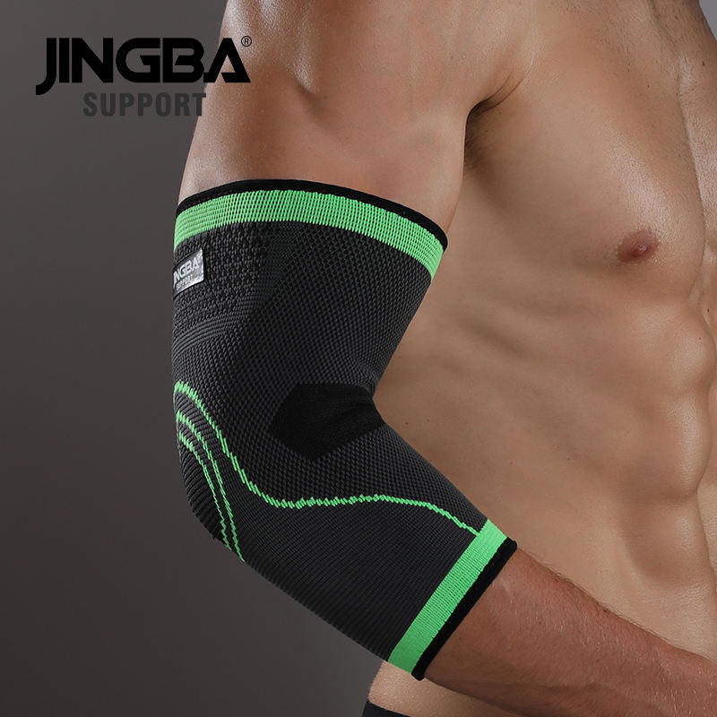 Picture of 1pcs Elbow Guard Compression Elastic Nylon Basketball Elbow Brace Support Protector Volleyball Fitness Bandage Elbow Pads Unisex